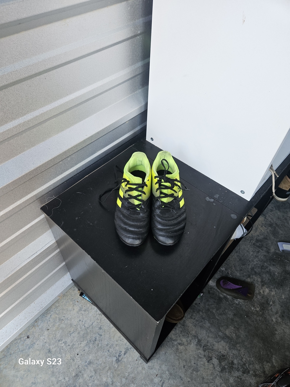 Adidas Copa FG Soccer Cleats Size 5 Black Neon Solar Yellow Leather - Picture 2 of 7